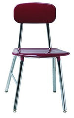 18" H-series 4 leg stack chair